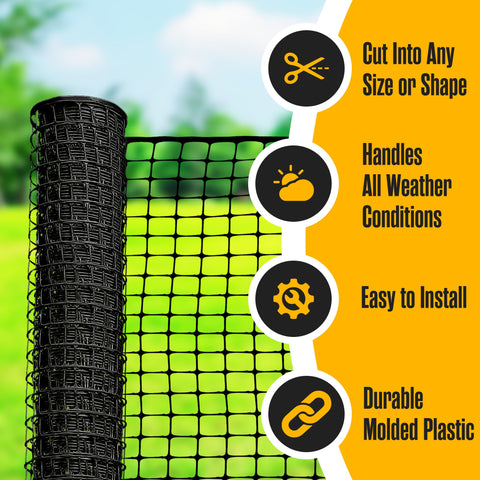 Houseables garden protection fence netting shields flowerbeds from trampling