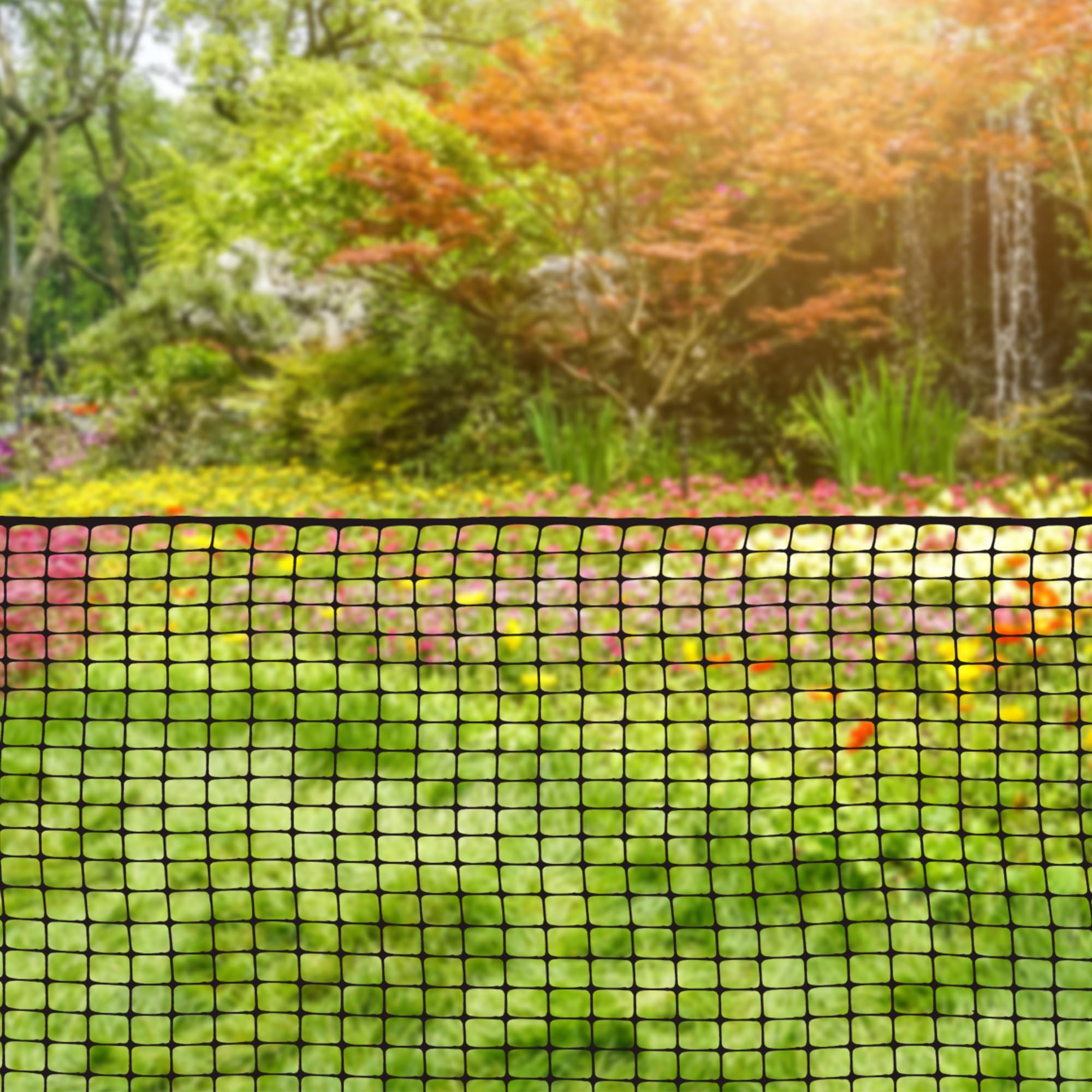 Houseables pet enclosure fence helps contain dogs and other animals safely