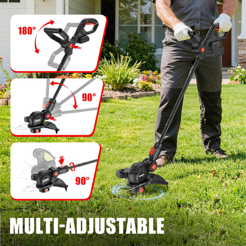 Automatic line feed eliminates bumping for smoother trimming.
