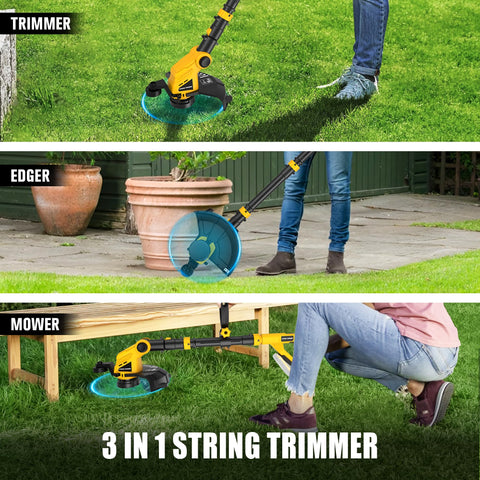 Houselife cordless leaf blower 400 CFM for quick cleanup.