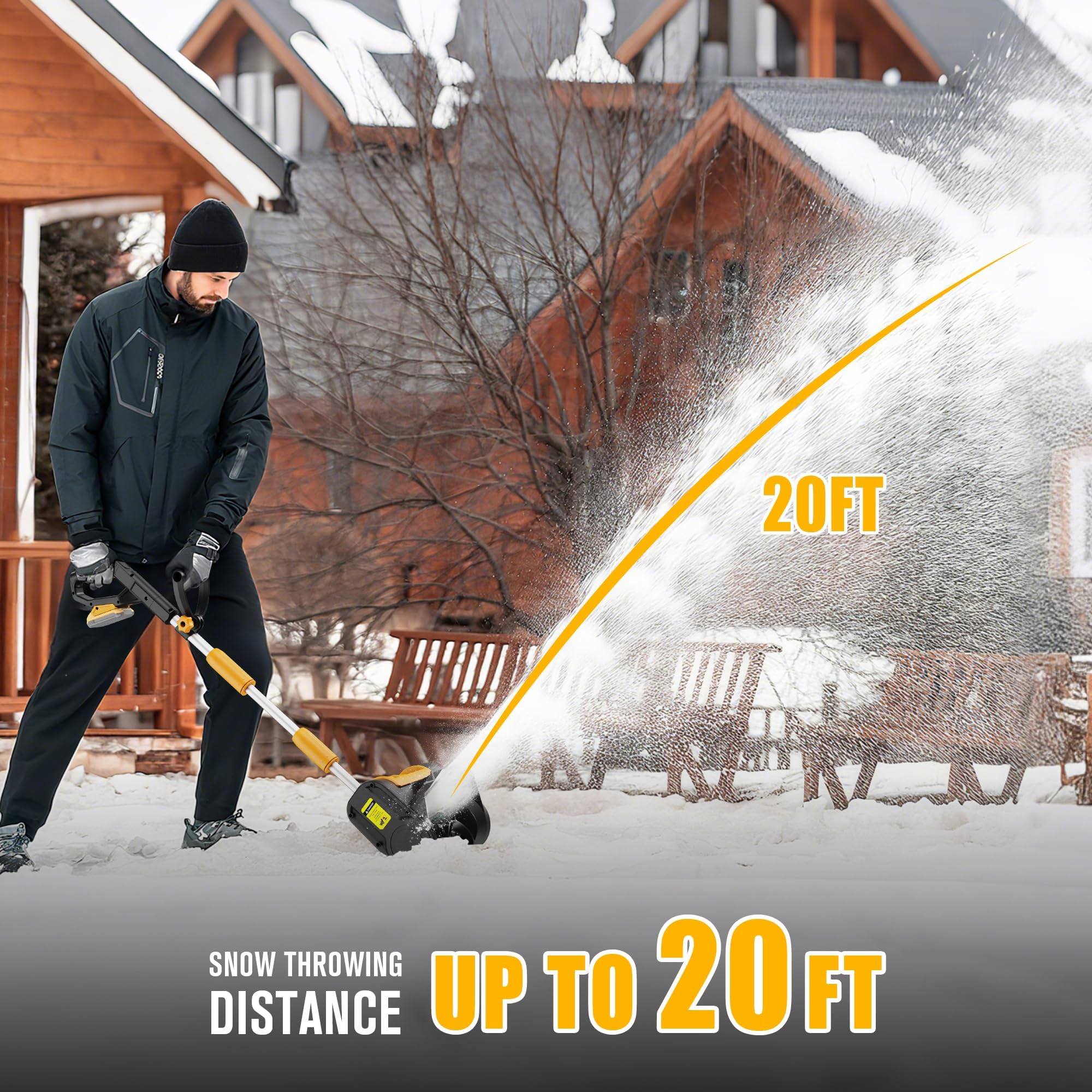 Houselife adjustable-handle shovel offers customized grip during use