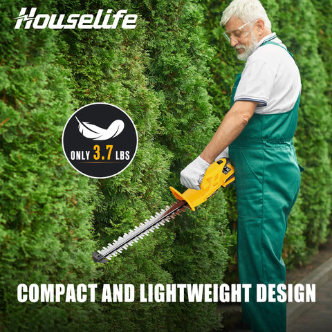 Houselife dual safety lock adds safe startup during trimming