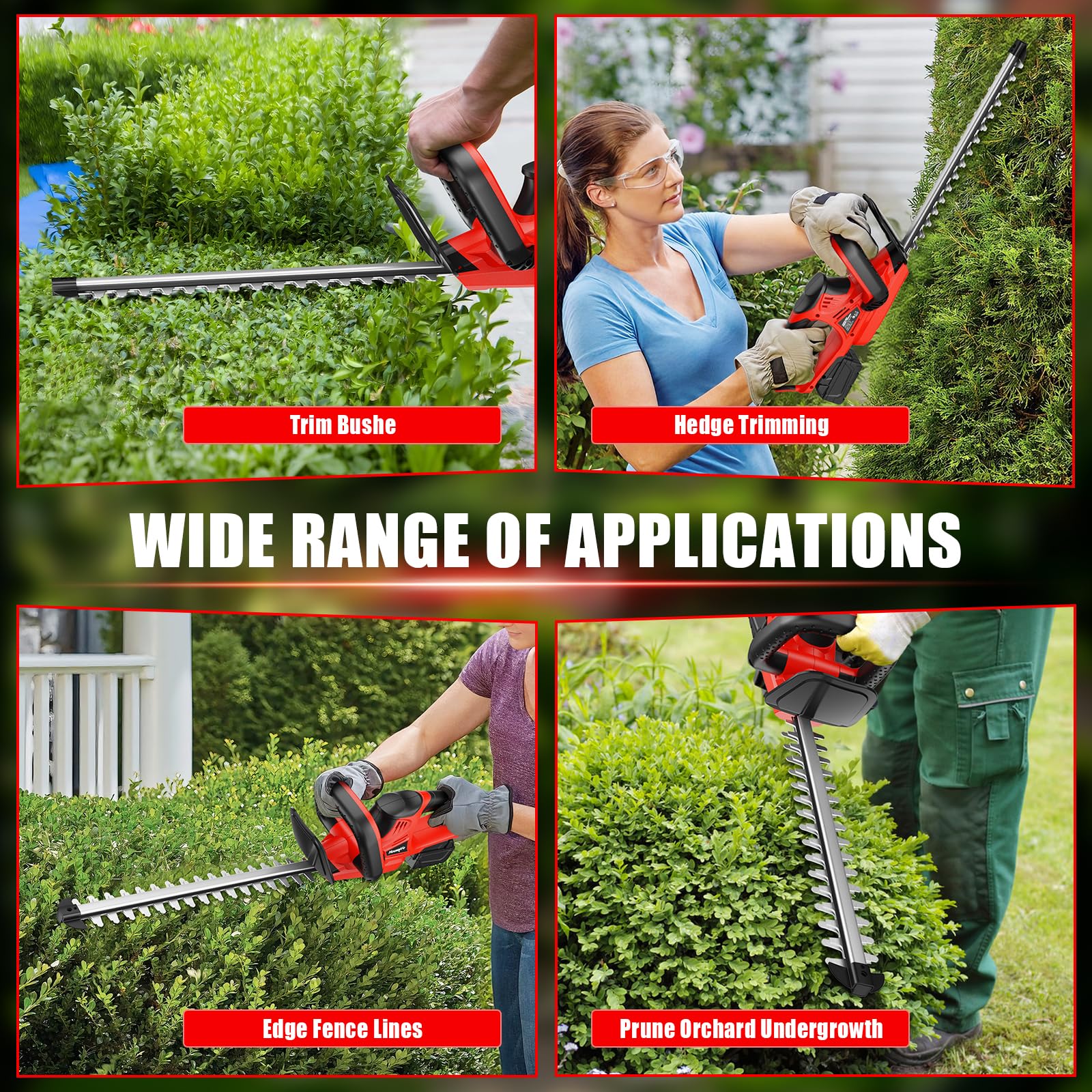 Houselife dual safety switch and guard enhance weekend pruning safety