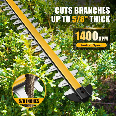 Ergonomic soft-grip handle for comfortable, extended trimming sessions.