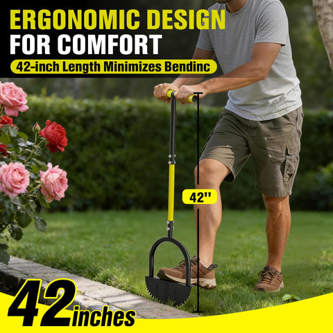 Houselife Half Moon Edger in garden path edging for versatile borders