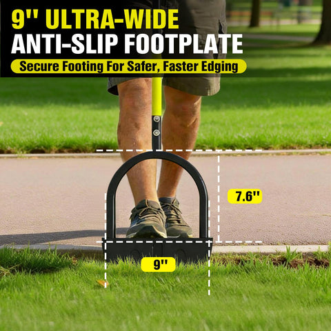 Houselife Half Moon Edger rust-resistant steel construction for durability