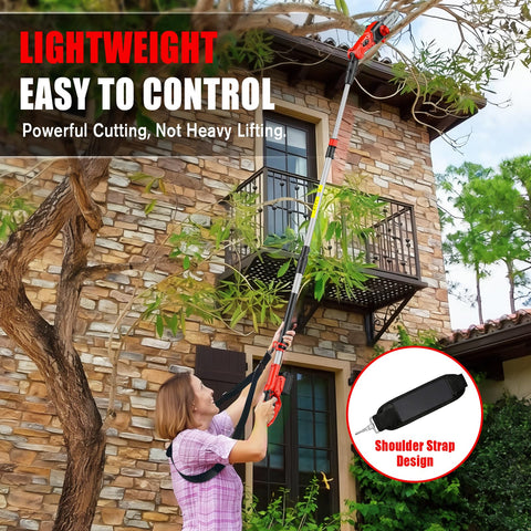 Houselife ergonomic balance and safety strap support comfortable operation.