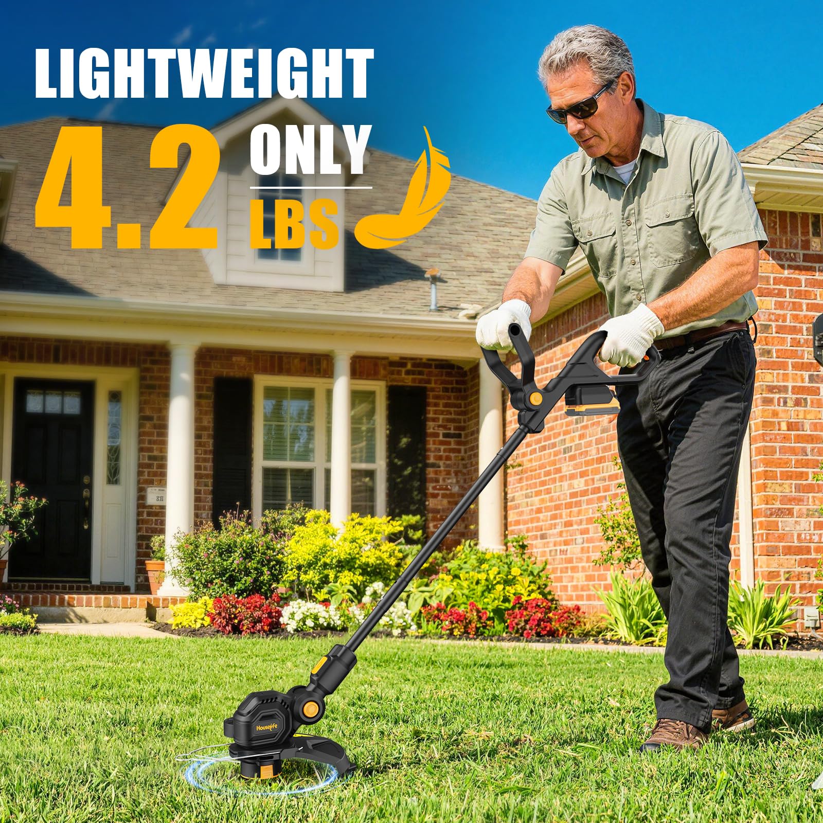 Houselife Safety guard and quick assembly protect during yard work
