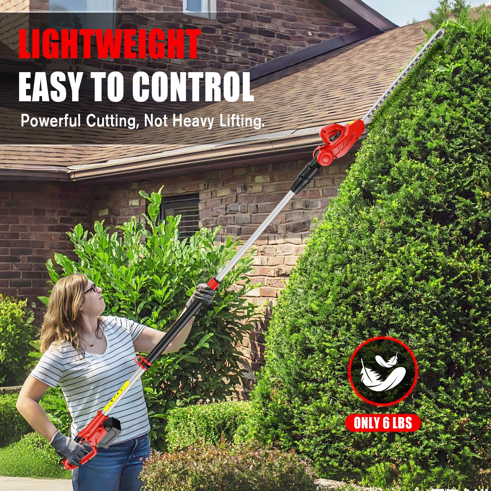 Houselife double safety switch plus durable build supports safe yard work