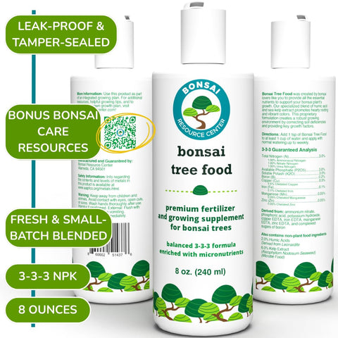 HOUSEPLANT RESOURCE CENTER Bonsai Food made in USA by a family business