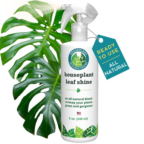 Houseplant Resource Center Leaf Shine Spray bottle for easy leaf cleaning and gloss.