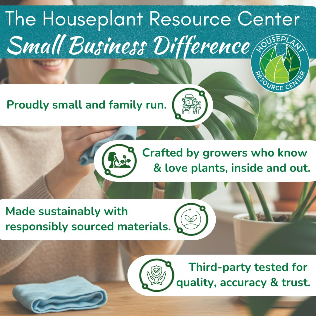 Houseplant Resource Center Leaf Shine Spray packaging showcases 8 oz size.