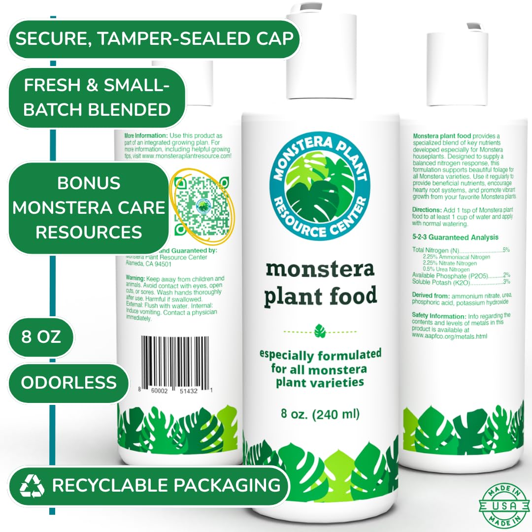 HOUSEPLANT RESOURCE CENTER packaging-8oz emphasizes compact, value-packed bottle