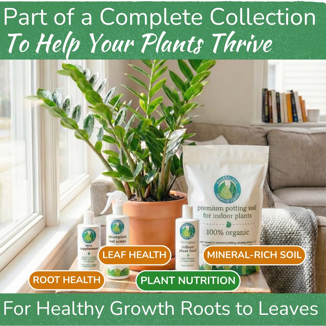 Houseplant Resource Center Peace Lily leaves looking vibrant due to gentle nutrient support.