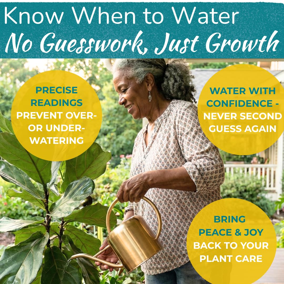 Houseplant Resource Center toggle switch enables quick mode changes for care readings.