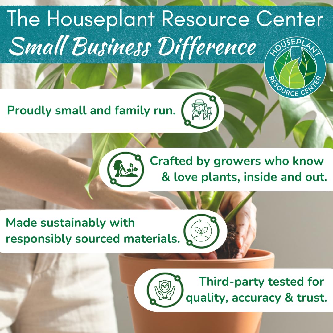 HOUSEPLANT RESOURCE CENTER reusable resealable bag preserves soil freshness.