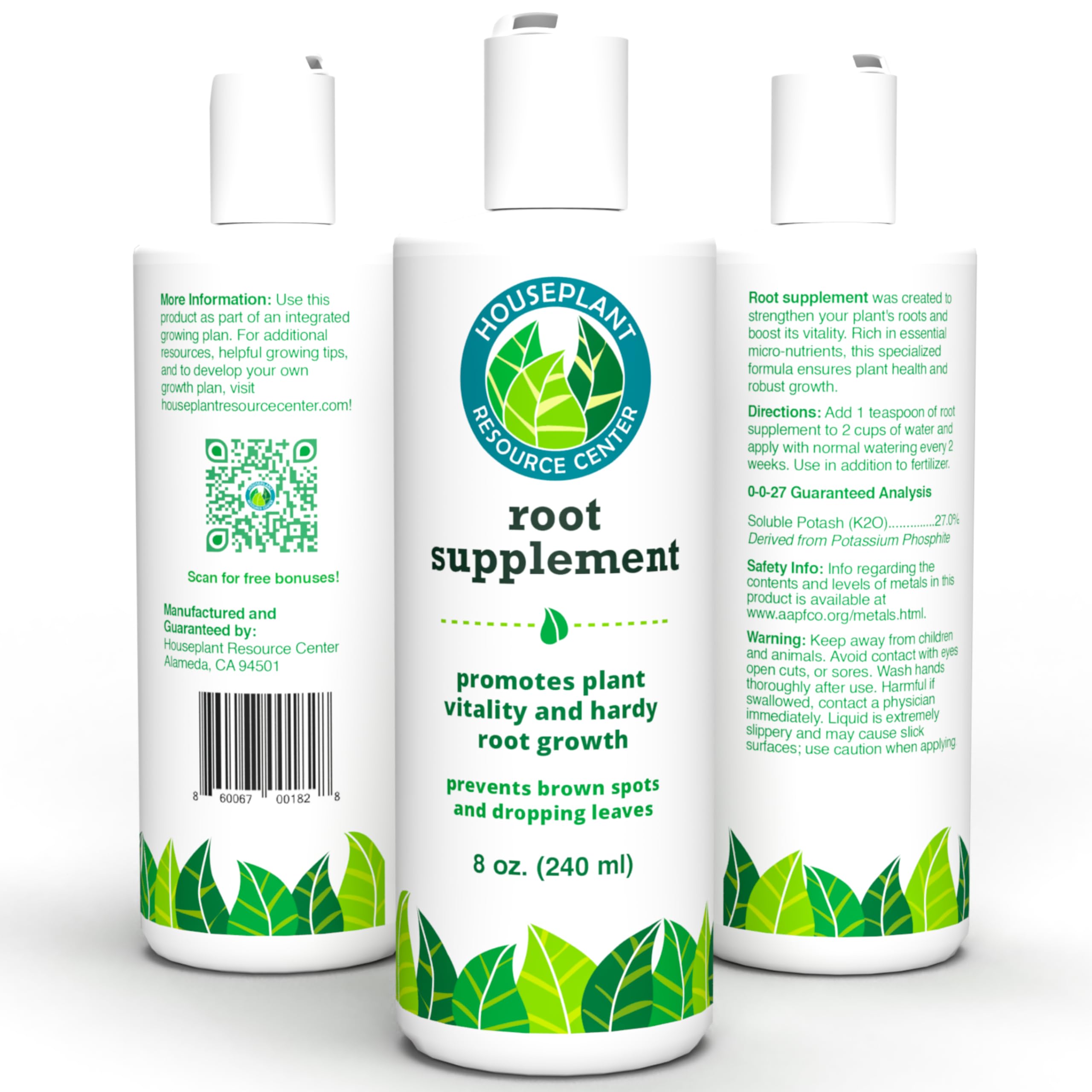 Packaging and label of Root Rot Repair product.