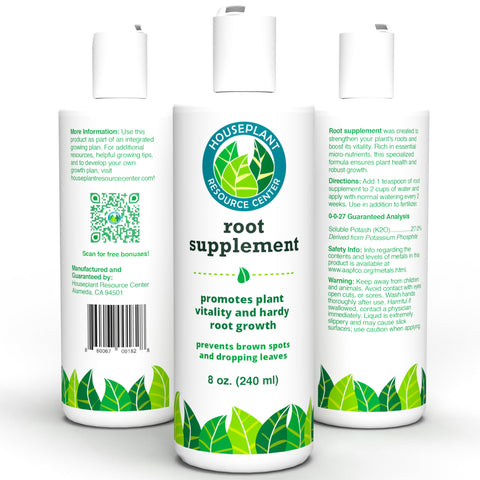 Packaging and label of Root Rot Repair product.