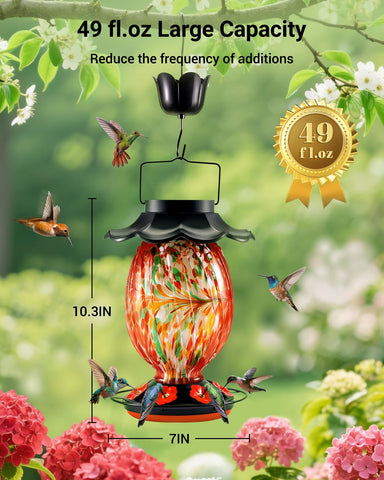 HouseSapp leak-proof base reduces spills for tidy nectar sharing.