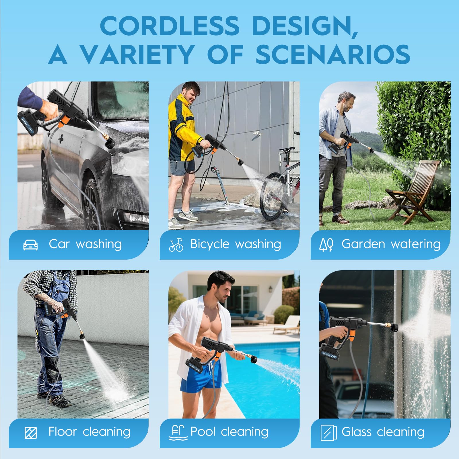 Housiwill-16-foot-hose-with-filter reaches distant areas while filtering debris.