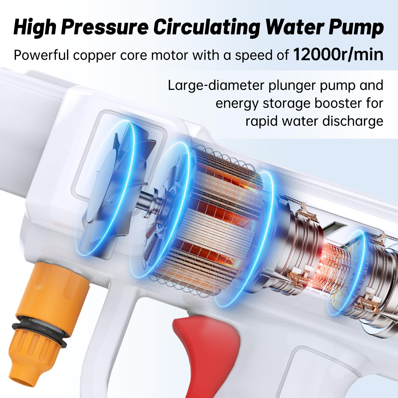 Housiwill foam nozzle creates rich foam for deep cleaning