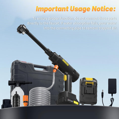 Housiwill water filter helps keep intake clean during outdoor use.