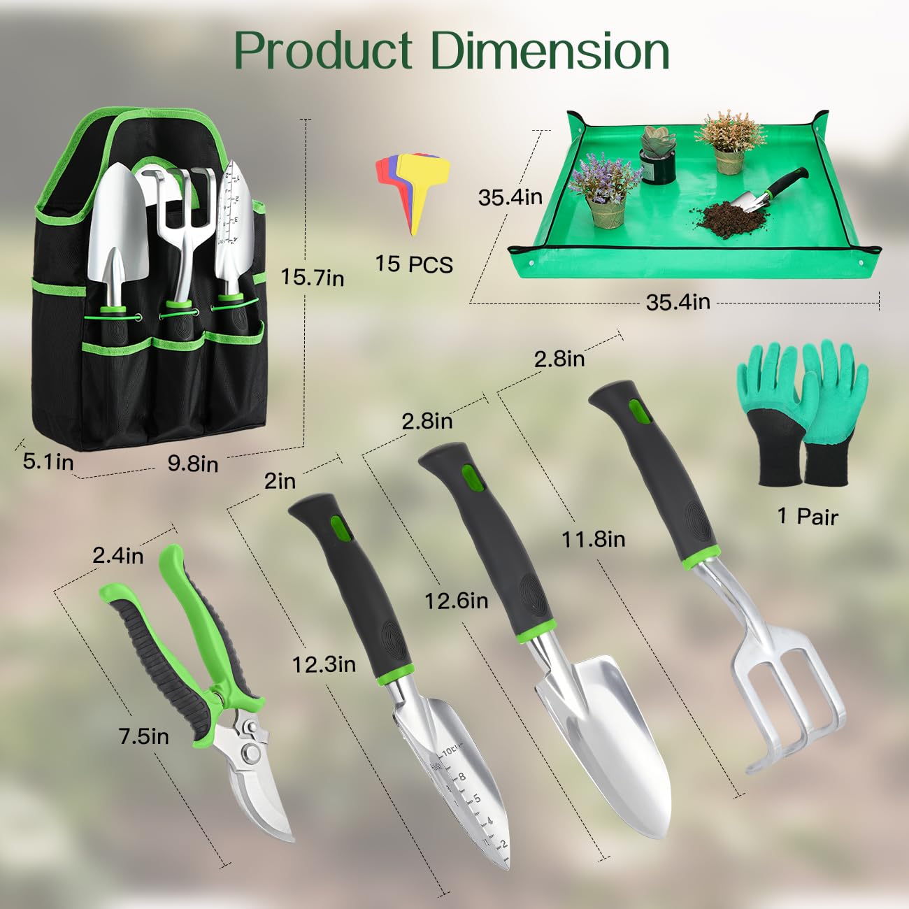 Housolution aluminum alloy tools are sturdy and rust-free for long-term use