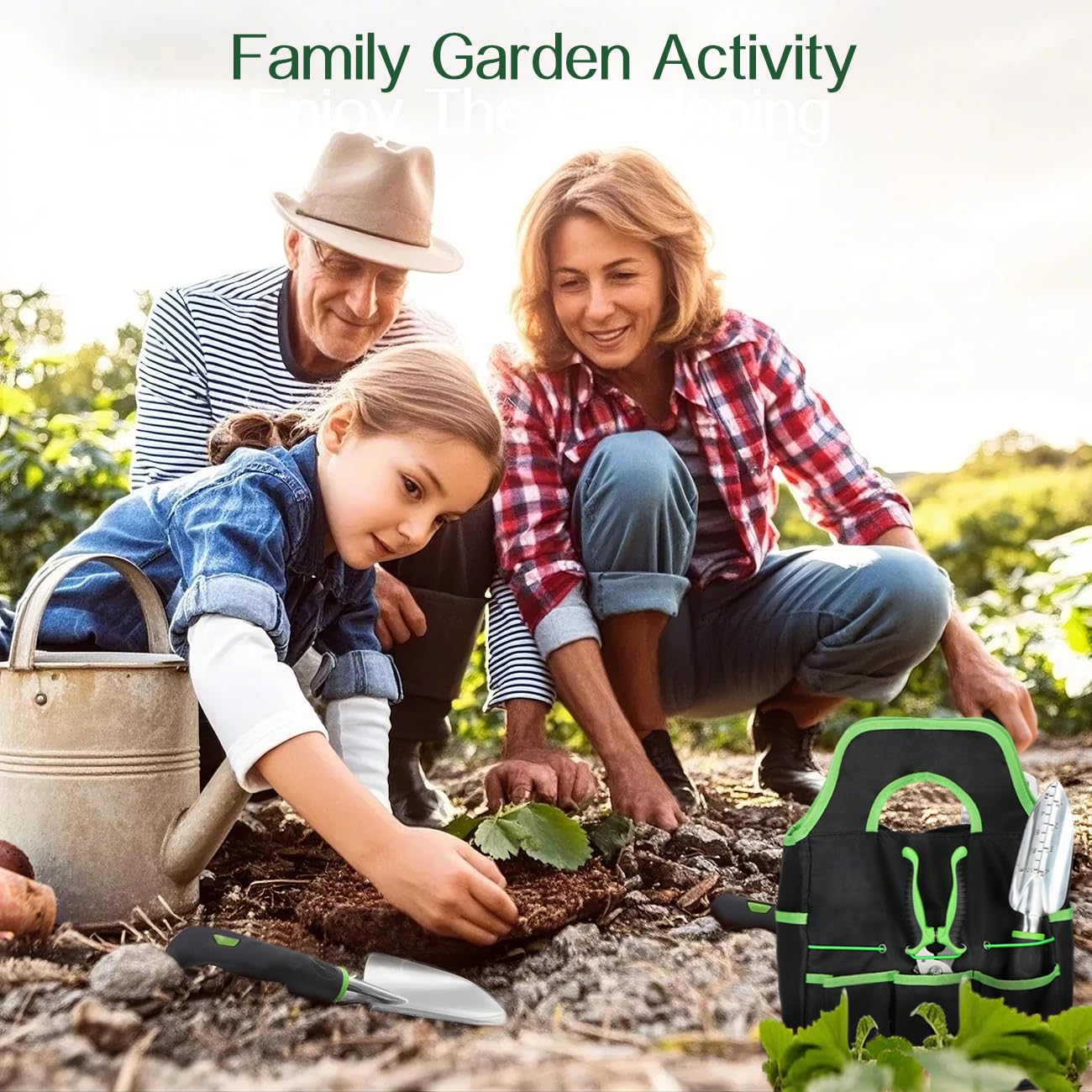 Housolution large gardening bag keeping tools organized and portable