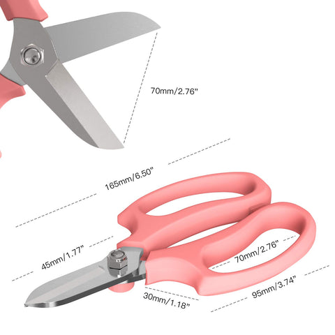 Housolution compact 6.5-inch scissors reduce hand fatigue