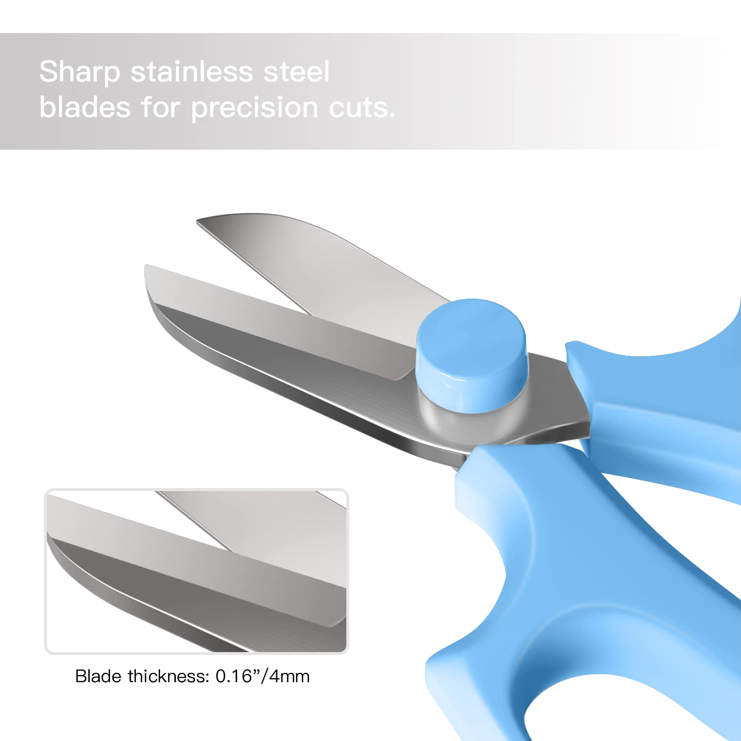 Housolution Flower Scissors 8mm pruning diameter suitable for light stems and arrangements.