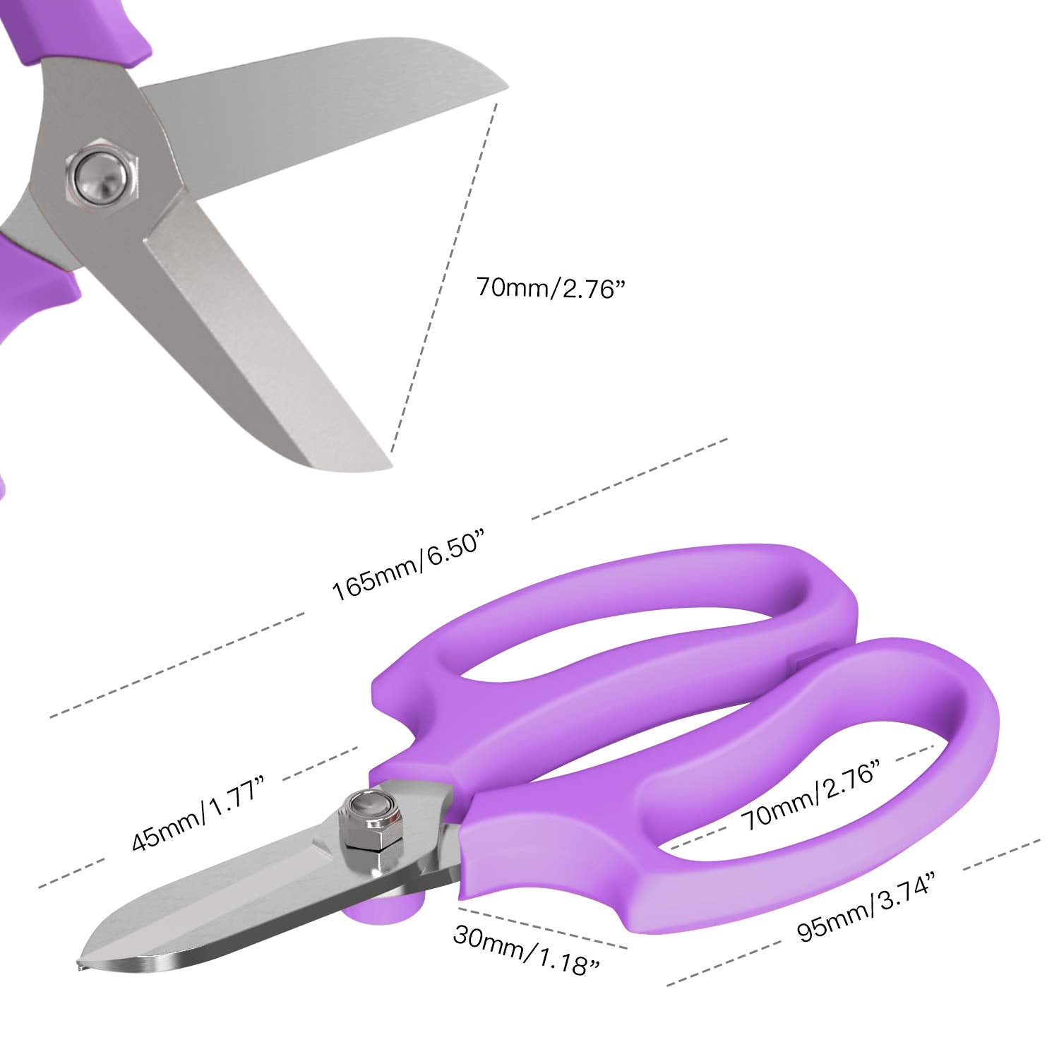 Housolution Flower Scissors for flower art and pot landscaping precision snipping.