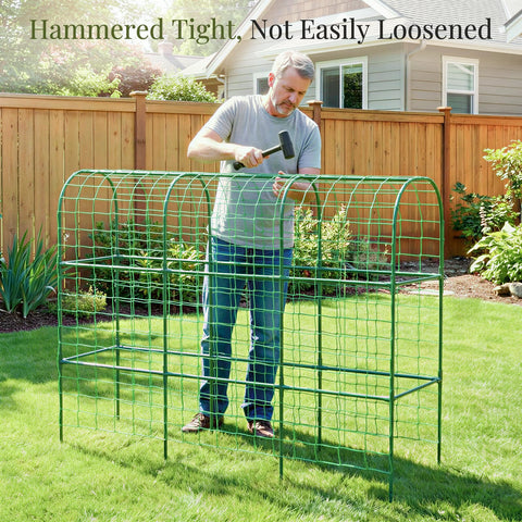 Housolution gardening gloves and ties kit simplifies assembly and tying