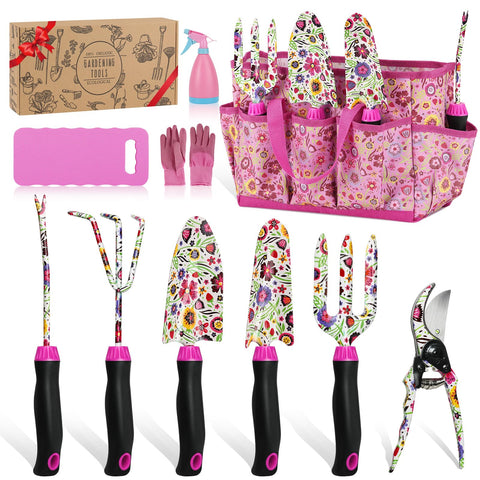 Housolution garden tools set 10 pieces for everyday gardening tasks.
