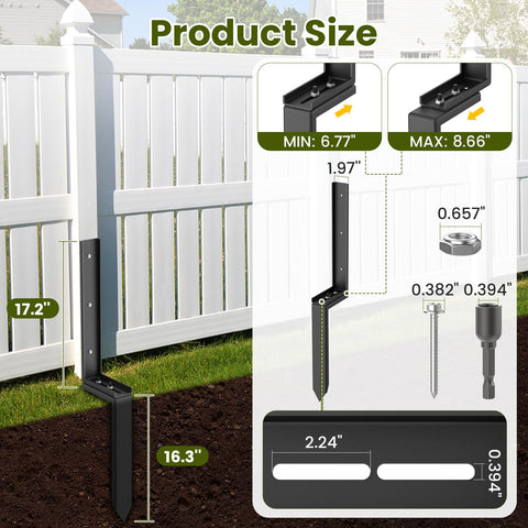 Housolution separated design shows easy soil insertion and bolt-fixed upper portion.