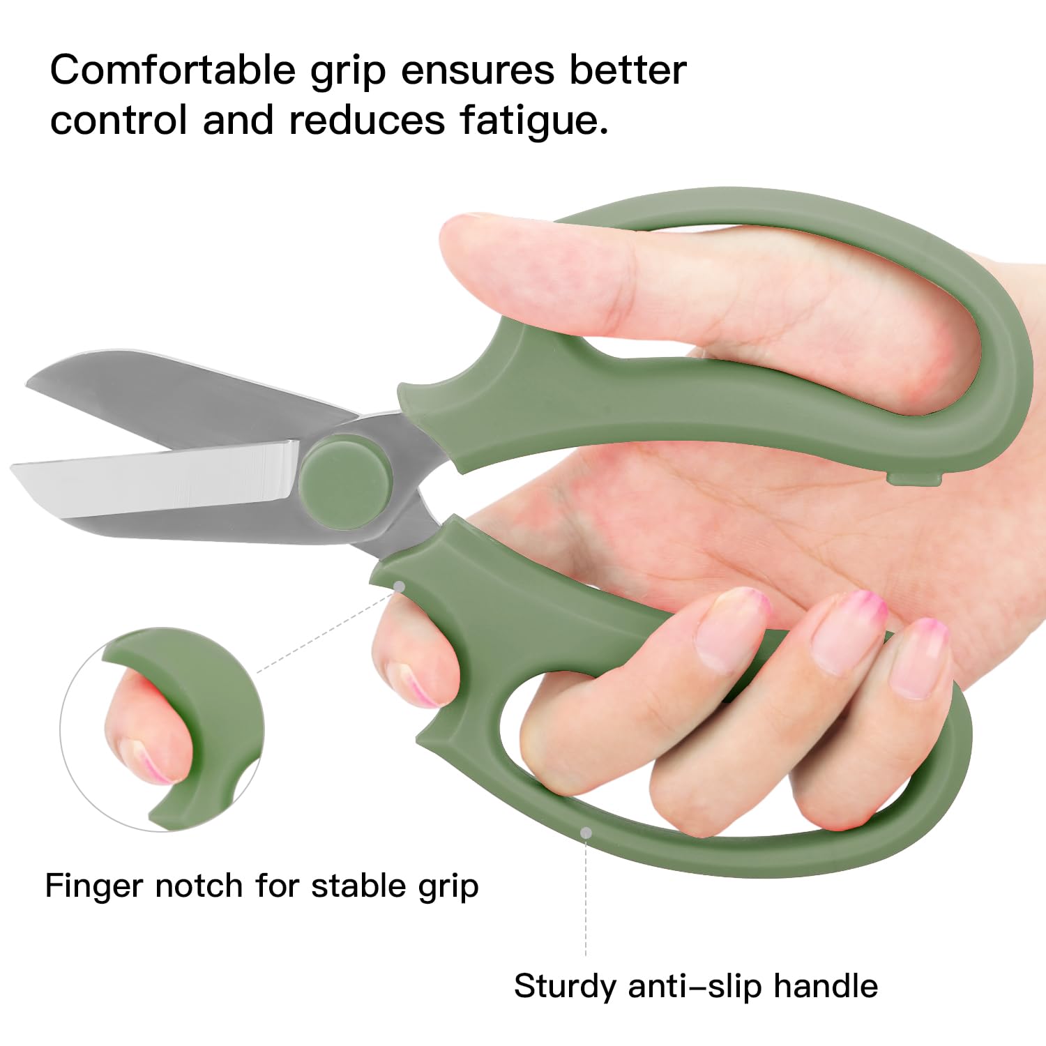 Housolution stainless steel blade plating resists rust for longevity.
