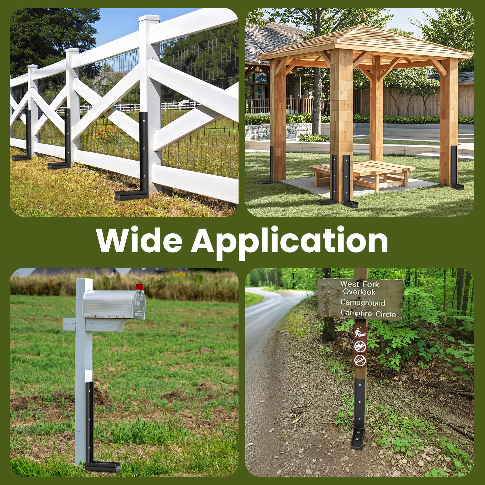 Housolution two-pack provides flexible repair options for multiple posts.