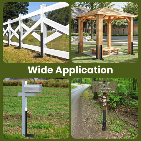 Housolution two-pack provides flexible repair options for multiple posts.