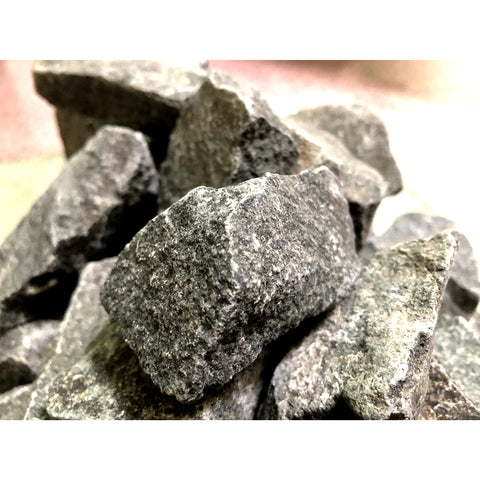 HOUSYLOVE 35lb box of lava stones provides a ready sauna refill