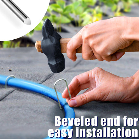 Houya 100-pack garden stakes kit for organizing and stabilizing garden setups.