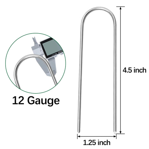 Houya galvanized steel stakes with rust-resistant durability for outdoor projects.