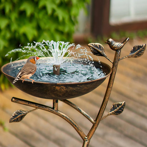 Houyang Diam branch-bird weld creates an integrated focal point in your yard.