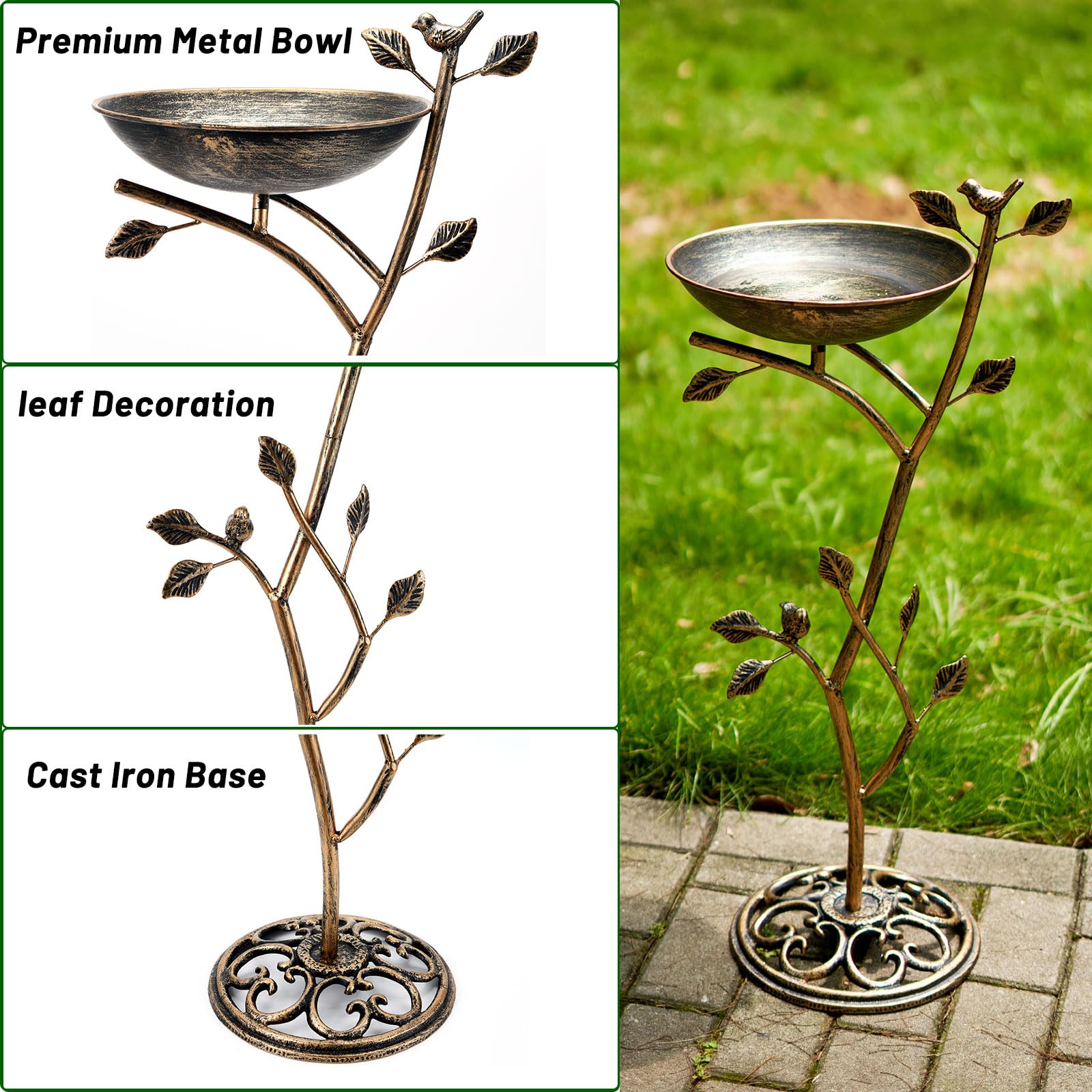 Houyang Diam garden yard decor adds year-round charm to your outdoor space.