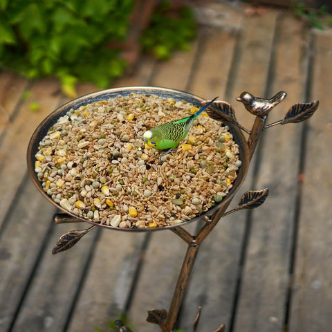 Houyang Diam outdoor bird bath is quick to assemble with minimal effort.