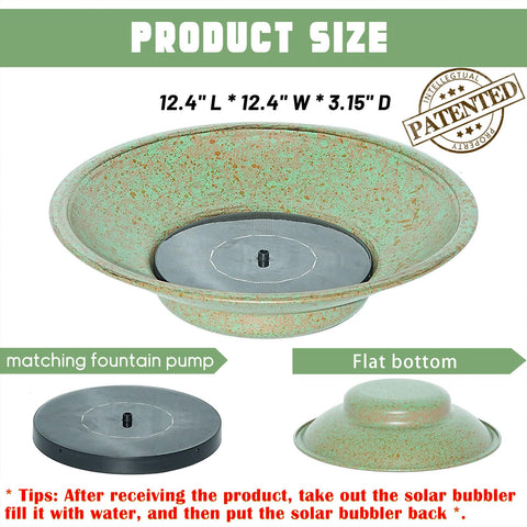 HOUYANG outdoor bird bath bowl mounted on a fence rail for easy placement