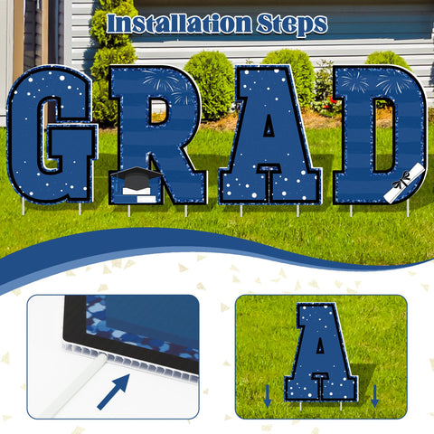 HOVACY 2026 Congrats signs enhance photo-worthy graduation moments
