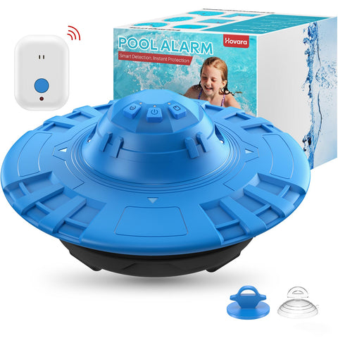 Hovara pool alarm floating in water detects entries for family safety