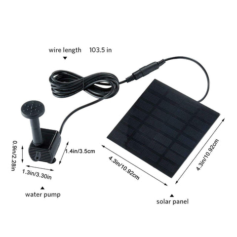 Hovico bird bath fountain set uses solar power for quiet water circulation