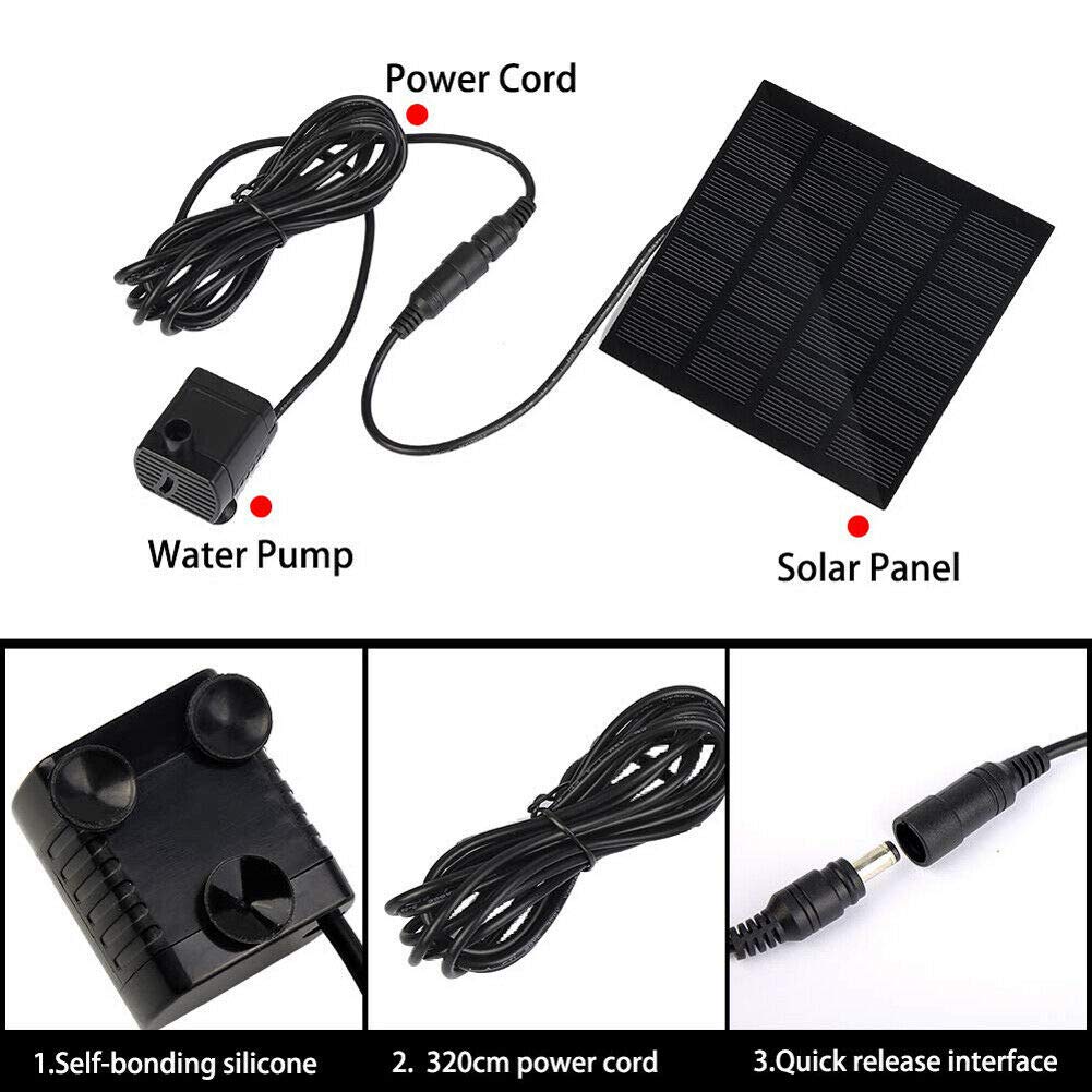Hovico outdoor fountain panel kit for small ponds and garden features