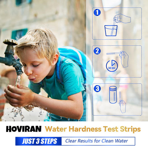 HOVIRAN bottle with 150 strips ready for repeated water testing