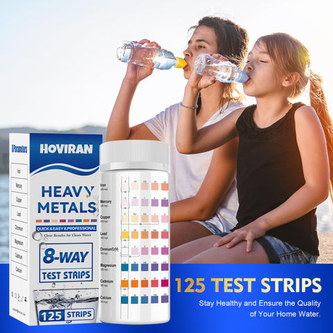 HOVIRAN color chart helps compare metal levels at a glance